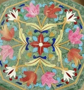 Buy Green Marble Coffee Table Top, Handmade Semi Precious Inlay Pietradura Floral Art, Luxury Home Decor, Interior Gift for Her Wedding Unique Handicrafts IND